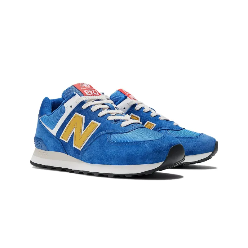New Balance 574 Royal Blue Gold-2