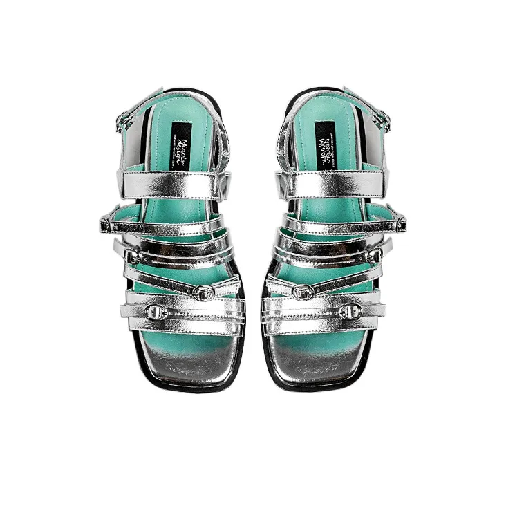 Wonderful Couple Roman Sandals 3.5cm Women's-2