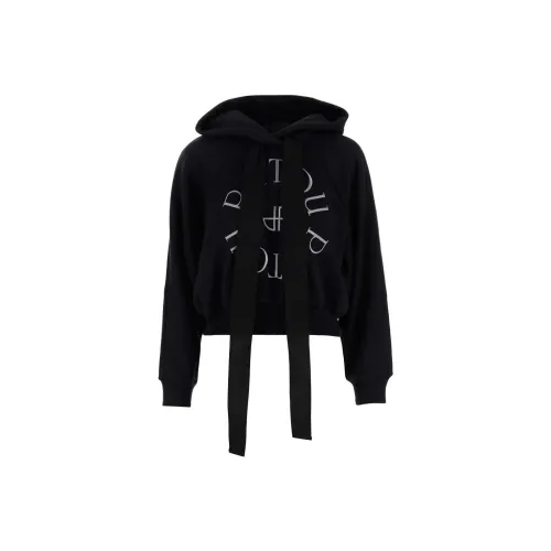 Patou Logo-appliqué Cropped Hoodie