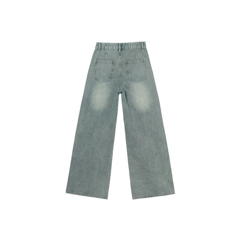 MEETLADY Jeans Women's Blue-1