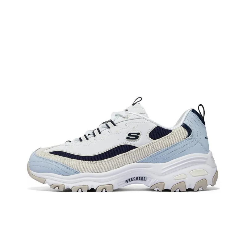 Skechers D'Lites Varsity Spirit Shoes 'White Blue Black' Women's-0
