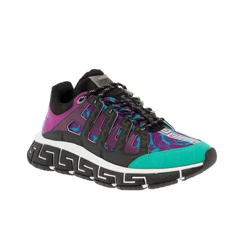VERSACE Trigreca 'Barocco Print - Teal Plum'-2
