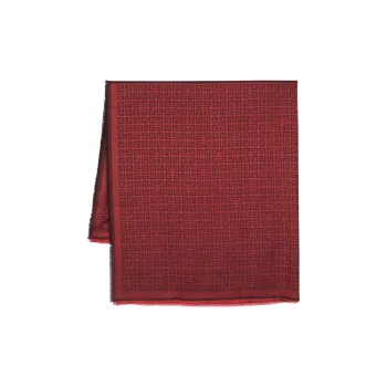 GIVENCHY Silk Scarves Women's Red