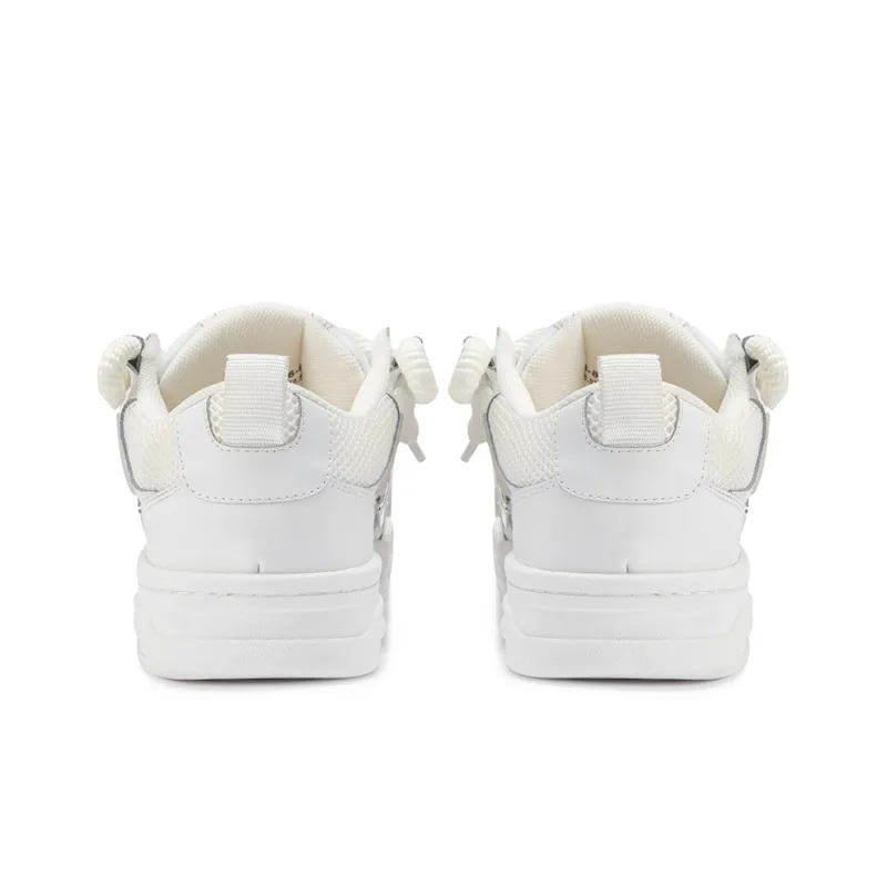 FERNANDA FRANKLIN Flying Fish Series Skateboard Shoes Men Low-Top White-3