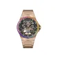 [Galaxy Tour Box]Rose Gold-Rainbow Diamond-Steel Band
