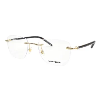 MONTBLANC Alloy Oval Eyeglass Frames Men's