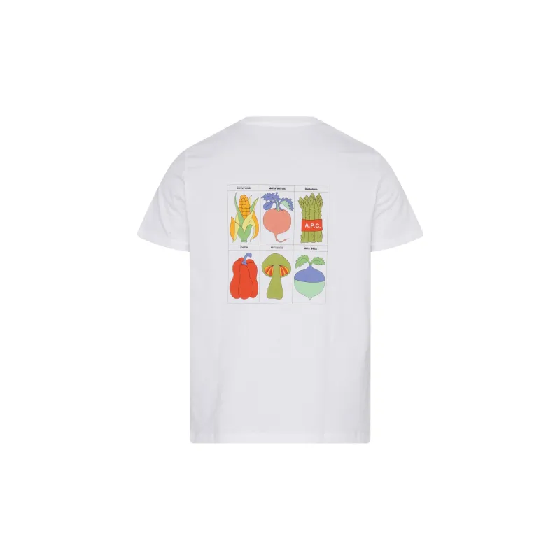 A.P.C Remy Logo print Cotton T shirt-1