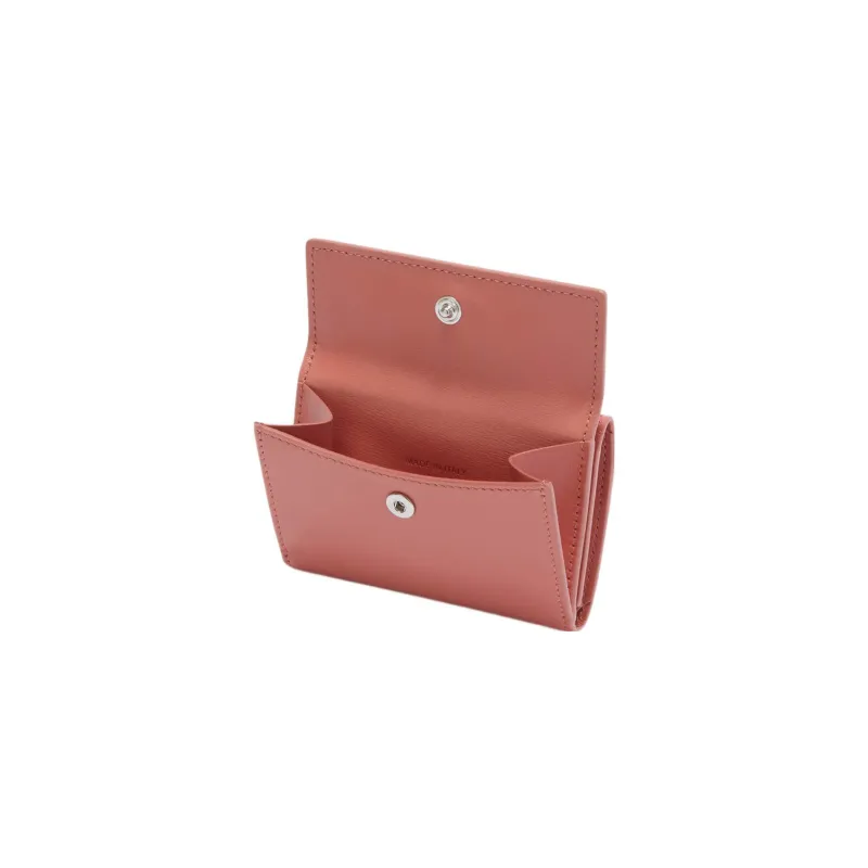 JIL SANDER Calfskin Wallet Mini Women's Pink-2