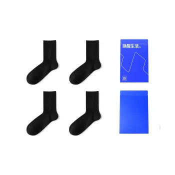 HLA Mid Calf Socks Men's 4 Pack