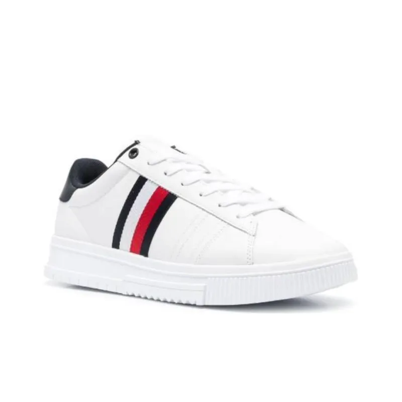 Tommy Hilfiger Stripe-detail Lace-up Sneakers-2