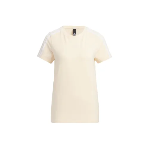 Adidas T-Shirts Women's Apricot Cream