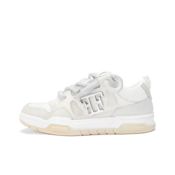FERNANDA FRANKLIN Flying Fish Series Skateboard Shoes Men Low-Top White/Yellow