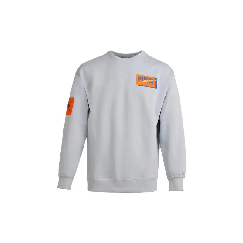 PUMA Sweatshirts Unisex Gray-1