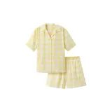 [Women's]Ling Yellow Plaid