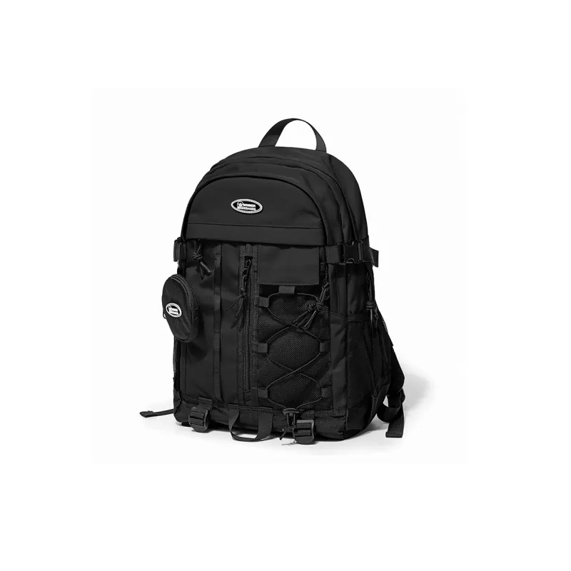 WINNER Polyester Backpack Large Size Unisex Ecru/Light Gray/Light Blue-29
