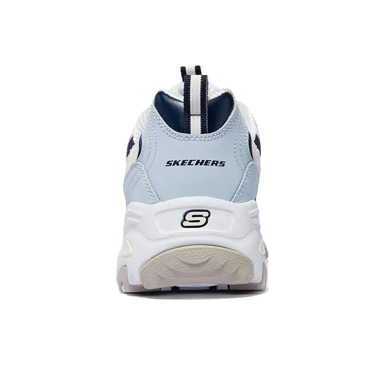 Skechers D'Lites Varsity Spirit Shoes 'White Blue Black' Women's-4