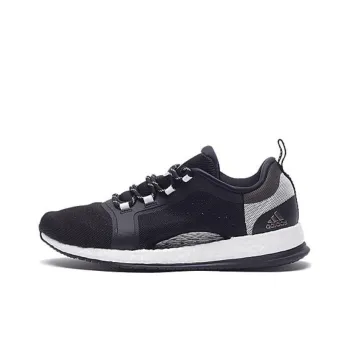 Adidas Pureboost X Cushioning Abrasion Resistant Support Low Top Running Shoes Women's Black White