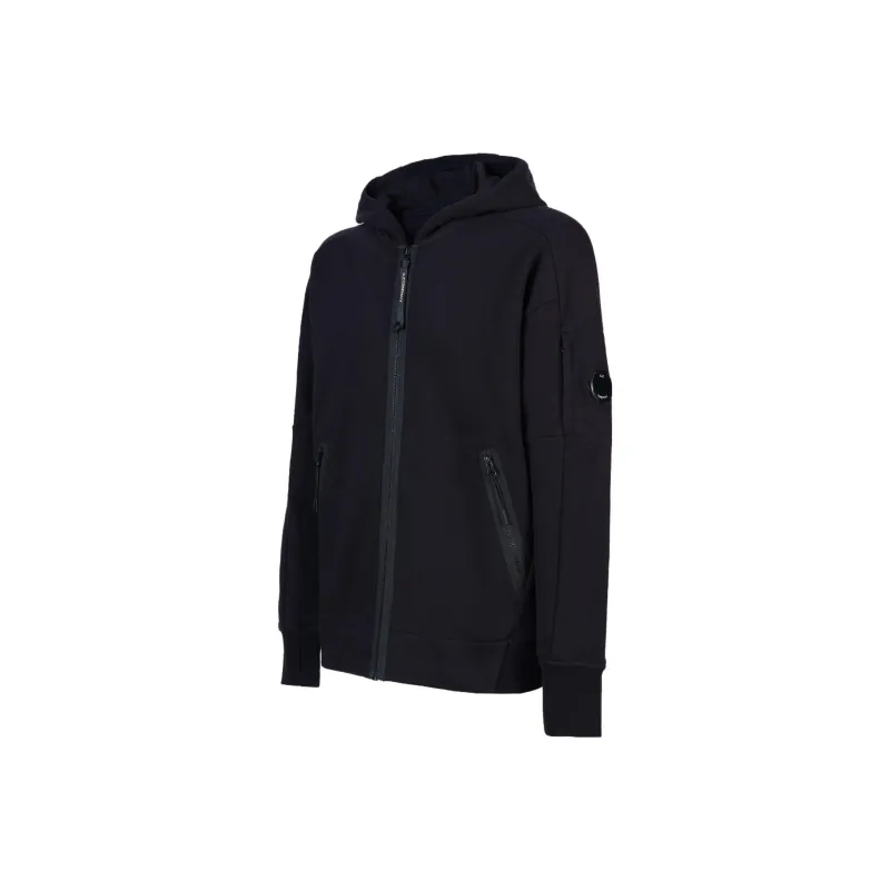 C.P.Company Lens detail Jersey Zip up Hoodie-2