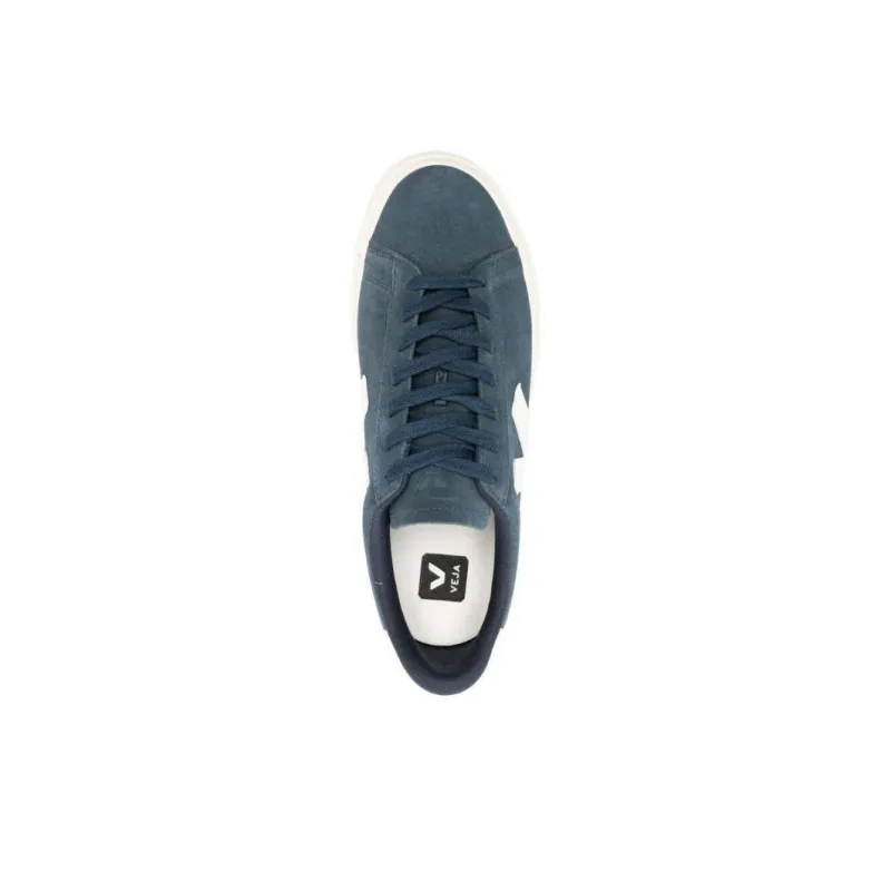 VEJA Campo Suede Lace Up 'Navy White'-4
