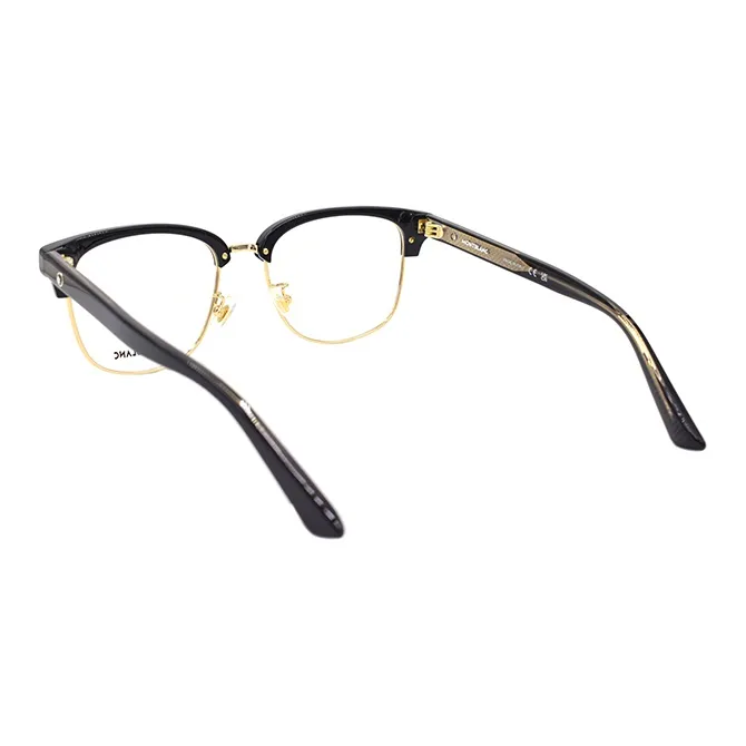 MONTBLANC Plate And Metal Browline Eyeglass Frames Men's-2