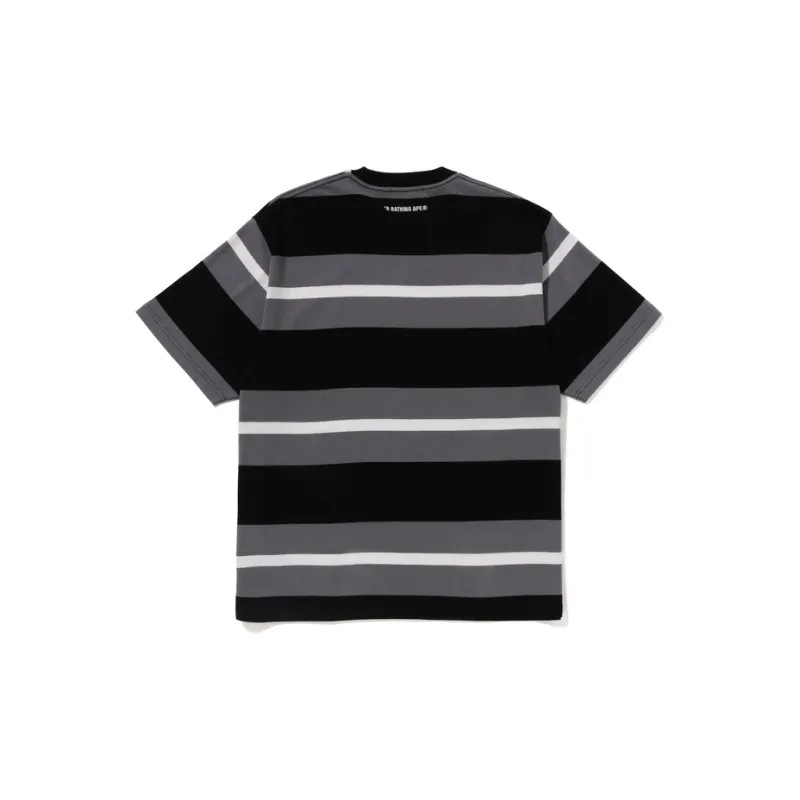 A BATHING APE Head One Point Hoop Tee-3