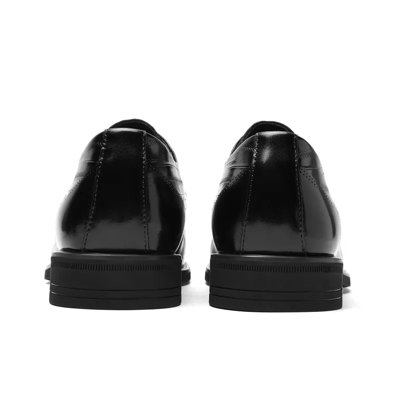 HLA Dress Shoes Men Low Top Black, Brown-3