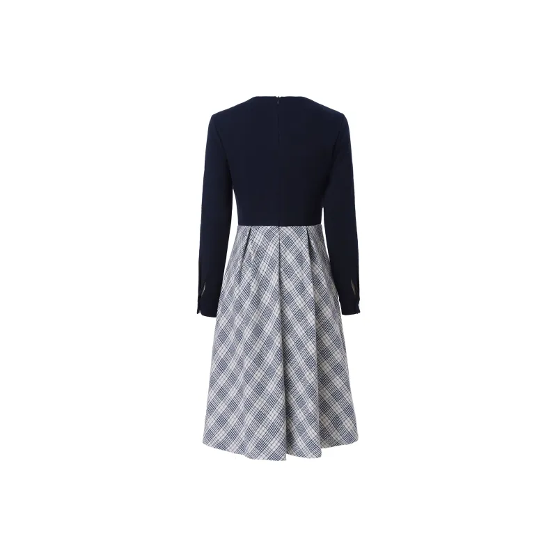 CYANINE SEA Long-Sleeved Dresses Women's Blue-1