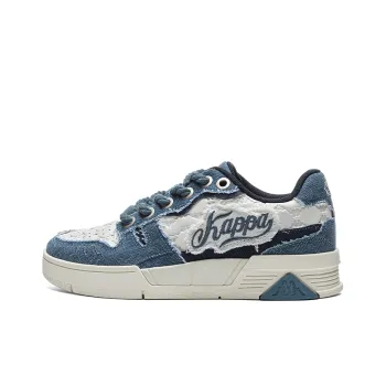 Kappa Durable Lightweight And Breathable Low Top Skateboard Shoes Unisex Heron Feather White