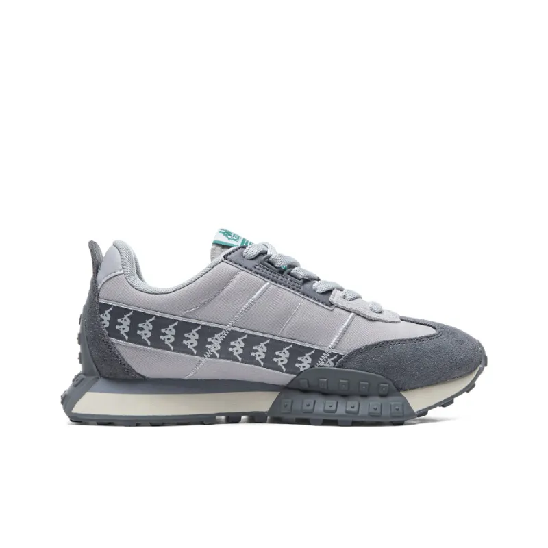Kappa Cushioning, Abrasion Resistant, Waterproof, Lightweight Low Top Casual Running Shoes Unisex Gray-1