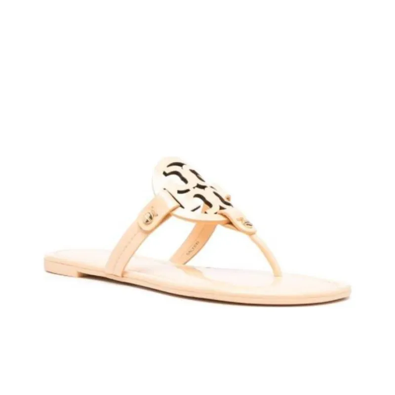 TORY BURCH Odor Resistant Flip Flops Women's Beige-2