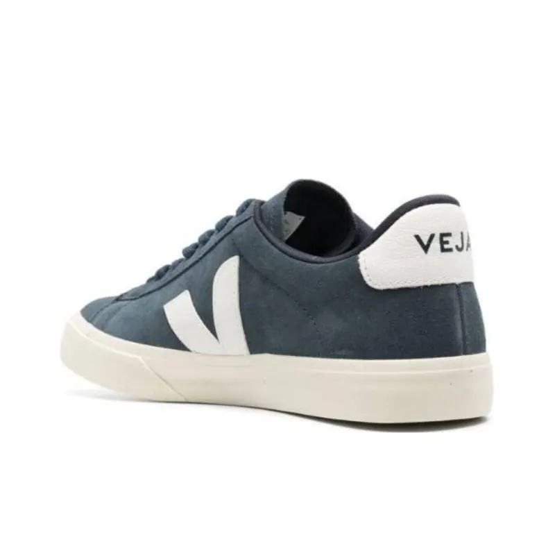 VEJA Campo Suede Lace Up 'Navy White'-3