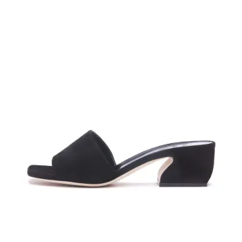SERGIO ROSSI Slide Slippers Women's Black