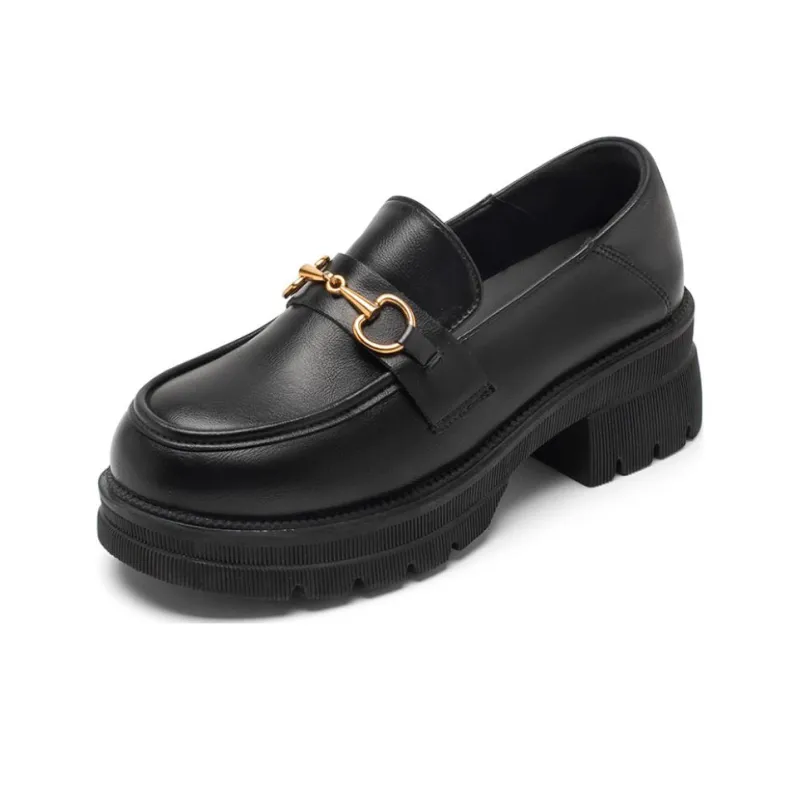 AGSDON Loafers 5.5cm Women's Black-1
