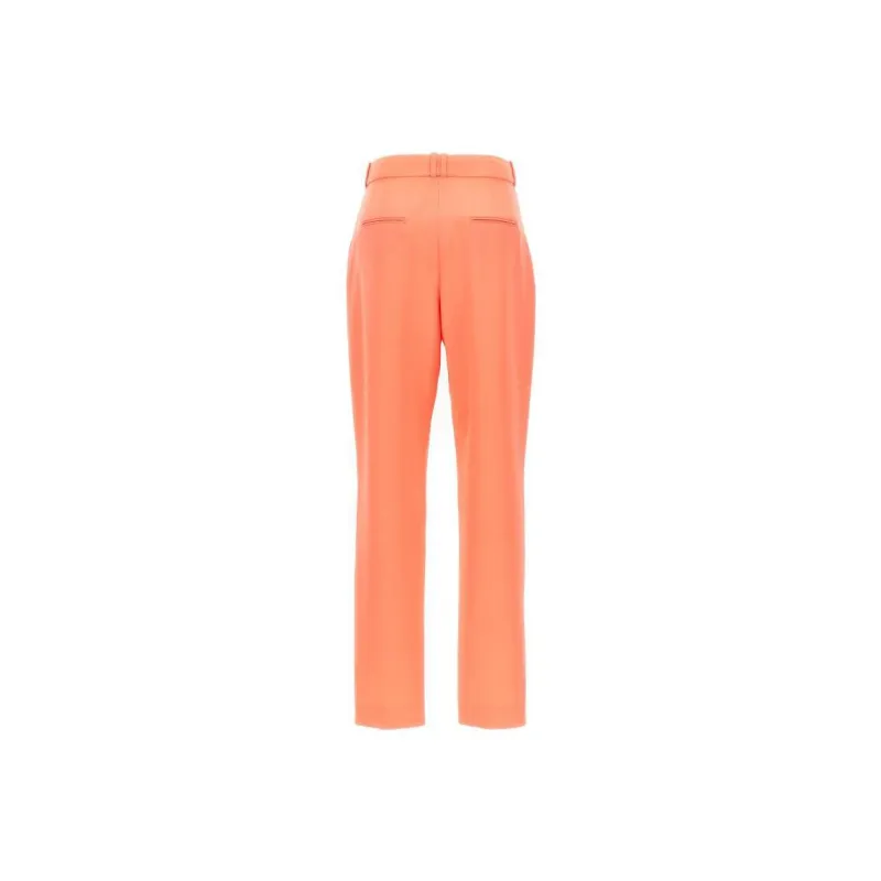 BALMAIN Split Hem High Waist Trousers-1