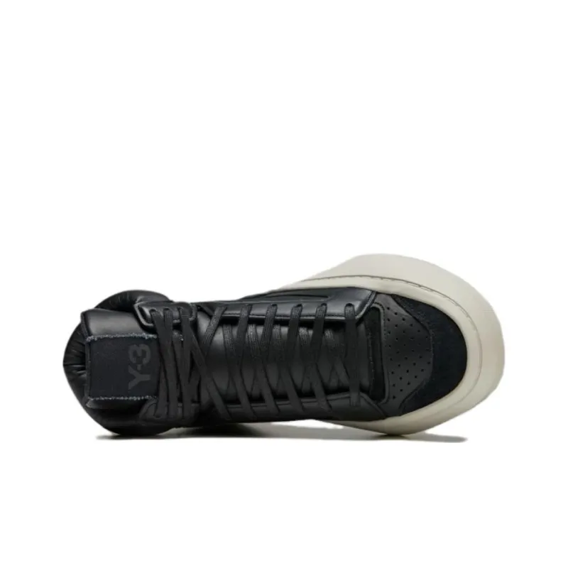 Adidas Y 3 Centennial Hi Black Bliss Off White-4