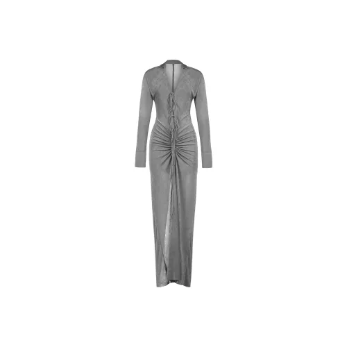 LOBBSTER AW23 Pre-Fall Collection Long-Sleeved Dresses Women's Gray