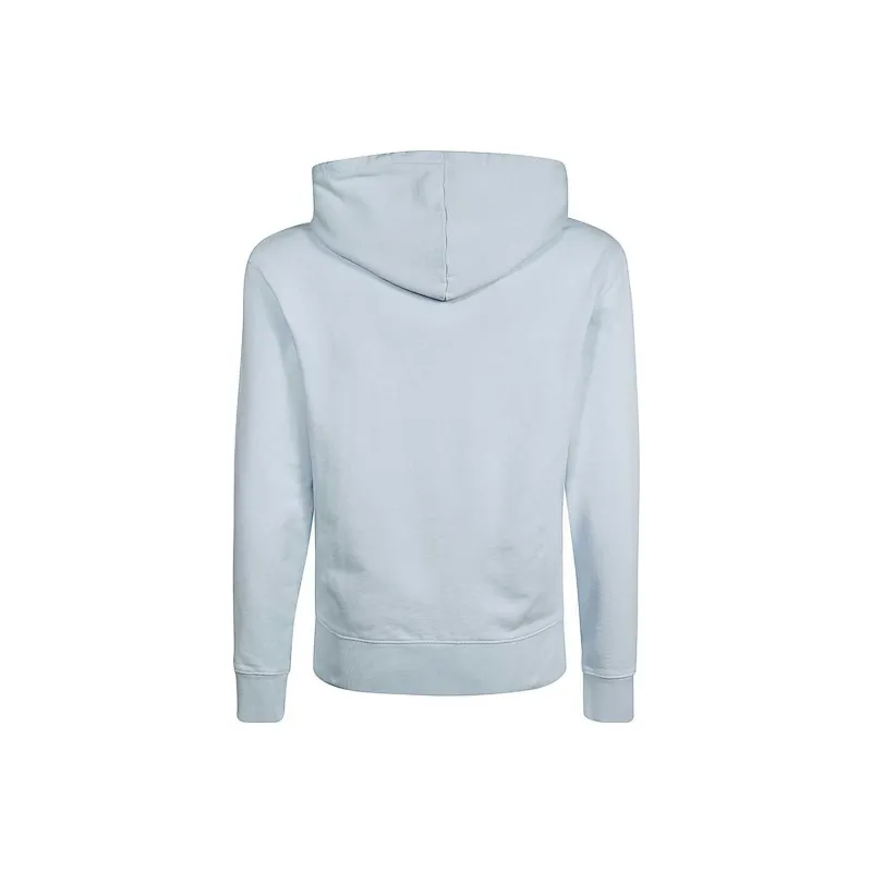 Maison Kitsune Fox Embroidered Drawstring Hoodie-1