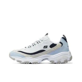 Skechers D'Lites Varsity Spirit Sneaker 'White Beige Blue'