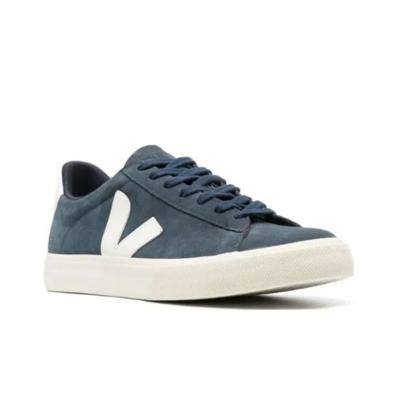 VEJA Campo Suede Lace Up 'Navy White'-2