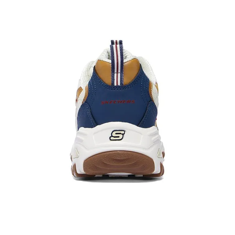 Skechers D'Lites Varsity Spirit Sneaker 'White Blue'-4