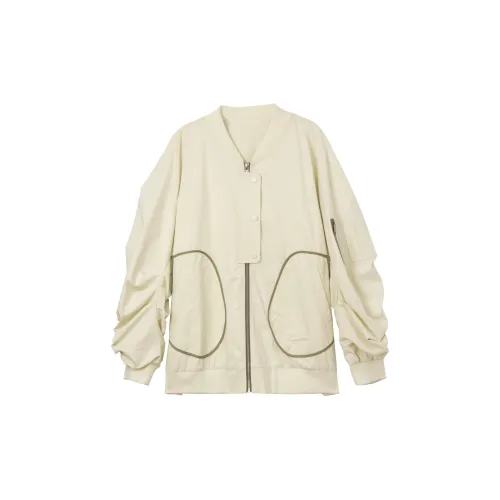 BASIC HOUSE Jackets Women's Off White