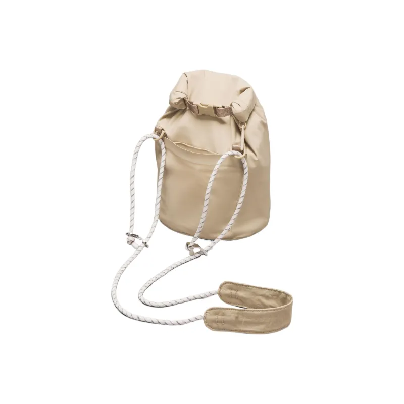 Lululemon Nylon Shoulder Bag Crossbody Bag Unisex Beige-1