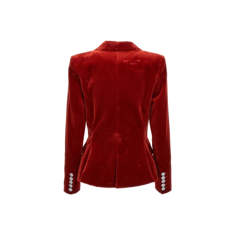 Alexandre Vauthier Double-breasted Velvet Blazer-1