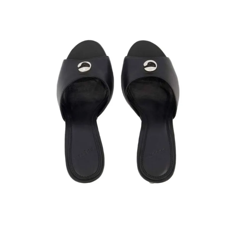 COPERNI 95mm Leather Logo plaque Sandals Women's-2