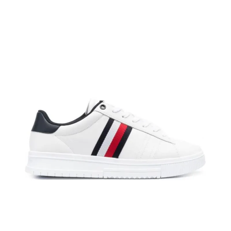 Tommy Hilfiger Stripe-detail Lace-up Sneakers-1