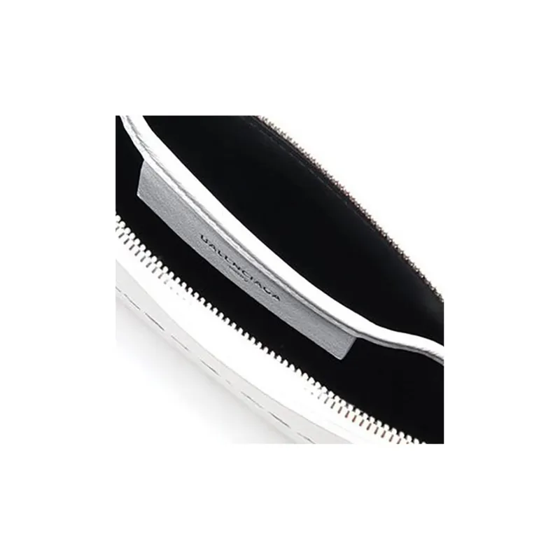 Balenciaga Cow Leather Clutch Regular Women's White-2