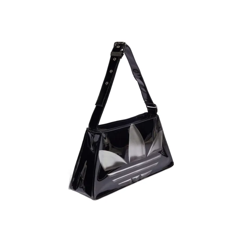 Adidas Originals Polyurethane Leather Handbag Mini Unisex Black-1