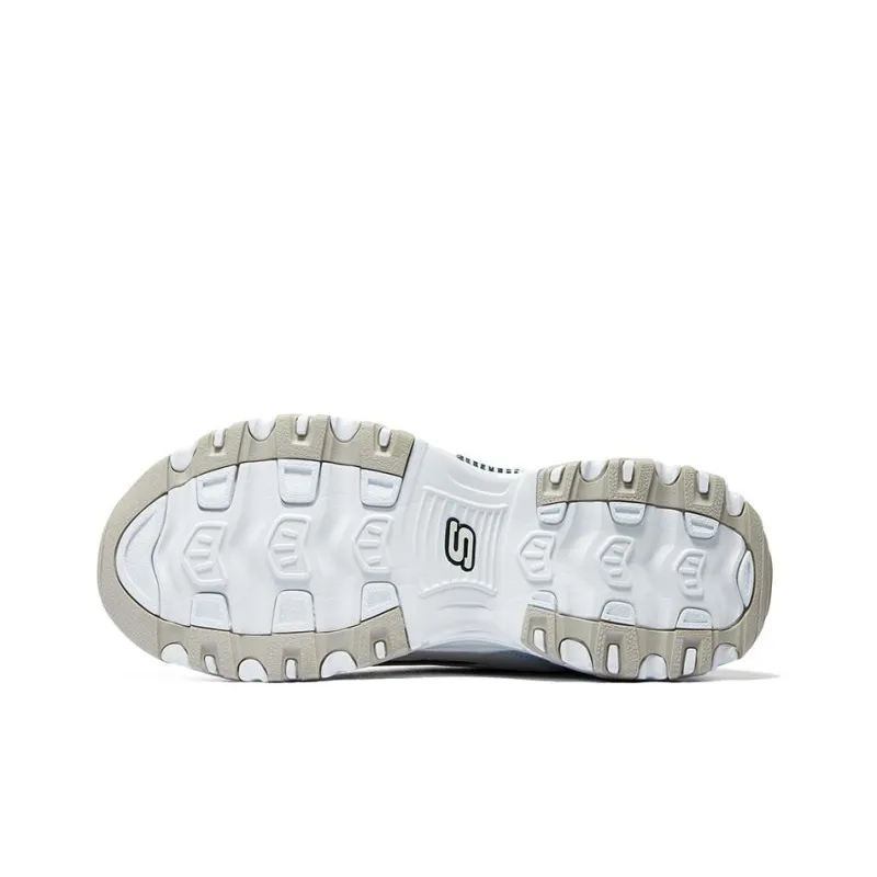 Skechers D'Lites Varsity Spirit Sneaker 'White Beige Blue'-5