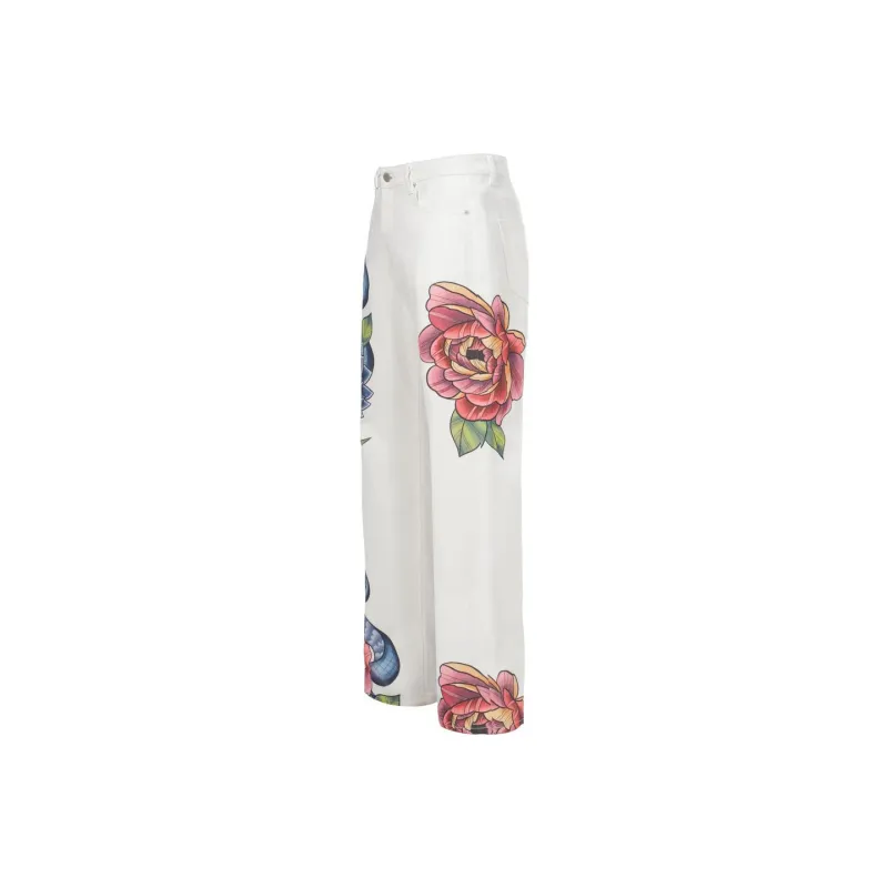 The Kript Jeans Women's White-1