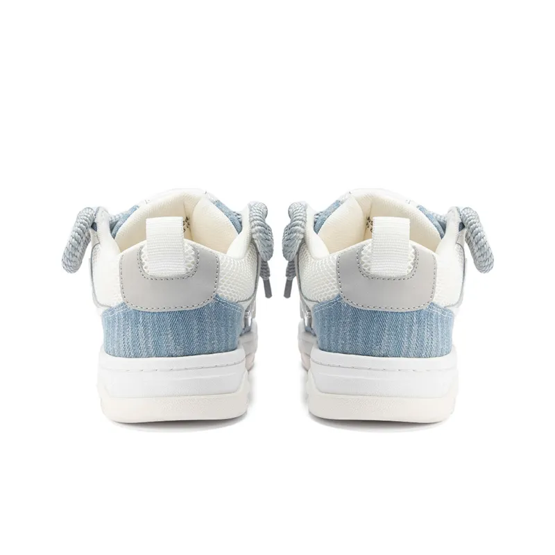 FERNANDA FRANKLIN Flying Fish Series Skateboard Shoes Men Low-Top White-3